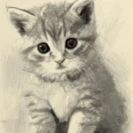 Best Images and Review: Baby cat drawing realistic Excellence