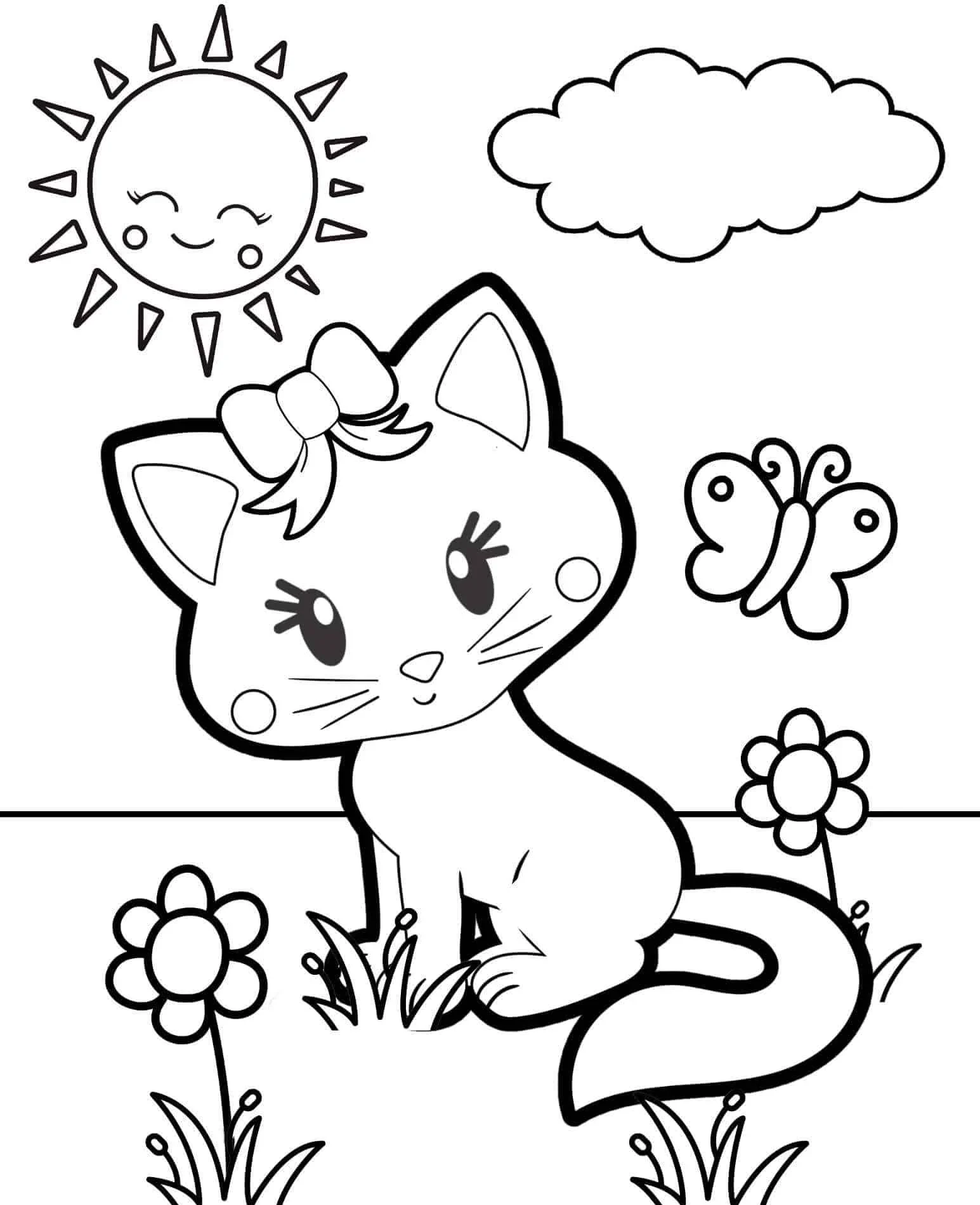 Explore our adorable collection of cute cat coloring pages, perfect for unleashing your creativity and relaxation. Let these charming felines bring joy to your coloring adventures!