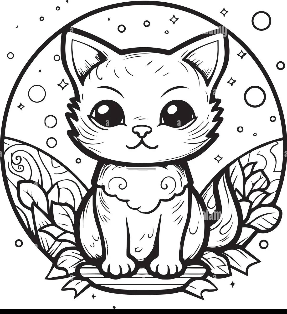 Explore our adorable collection of cute cat coloring pages! Let your creativity flow as you bring these charming felines to life with your favorite colors. Perfect for both kids and adults who love cats and coloring activities.