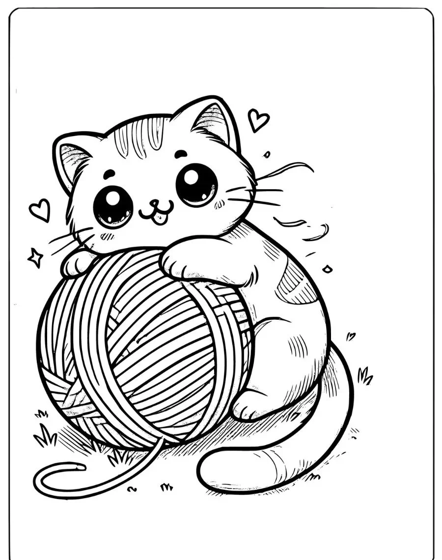Explore our adorable collection of cute cat coloring pages! Unleash your creativity and add a pop of color to these charming feline illustrations. Perfect for cat lovers of all ages!