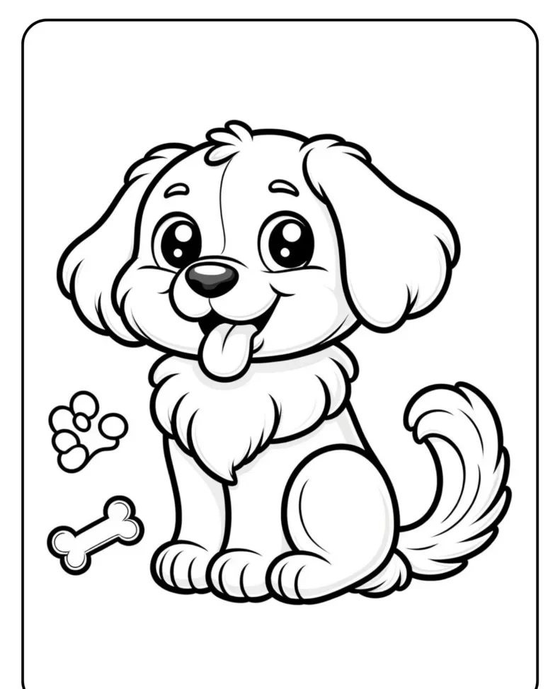 Explore our adorable collection of cute dog coloring pages for hours of creative fun! Let your imagination run wild as you bring these lovable pups to life with your favorite colors. Perfect for all ages to enjoy the art of coloring together.
