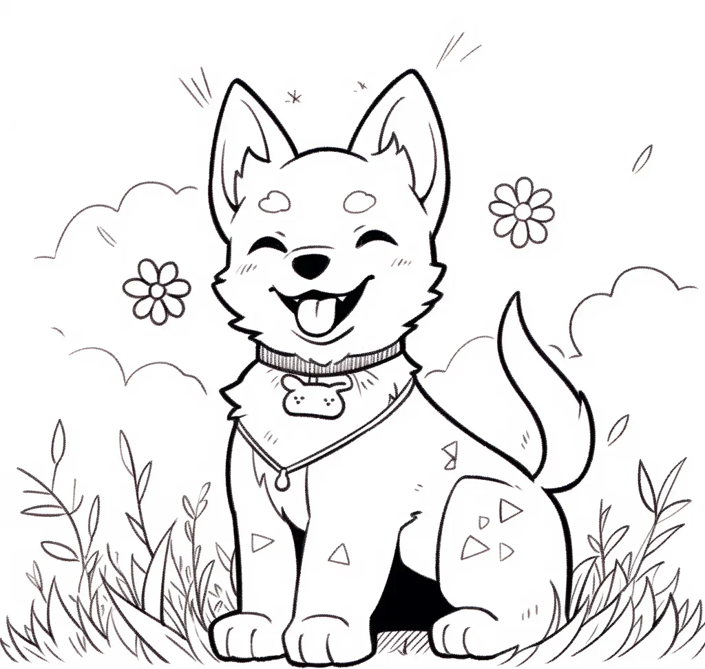 Explore our adorable collection of cute dog coloring pages that will surely bring joy and creativity to your day. Unleash your imagination and color these charming designs with your personal touch. Get ready for a fun-filled coloring experience with our lovable furry friends!