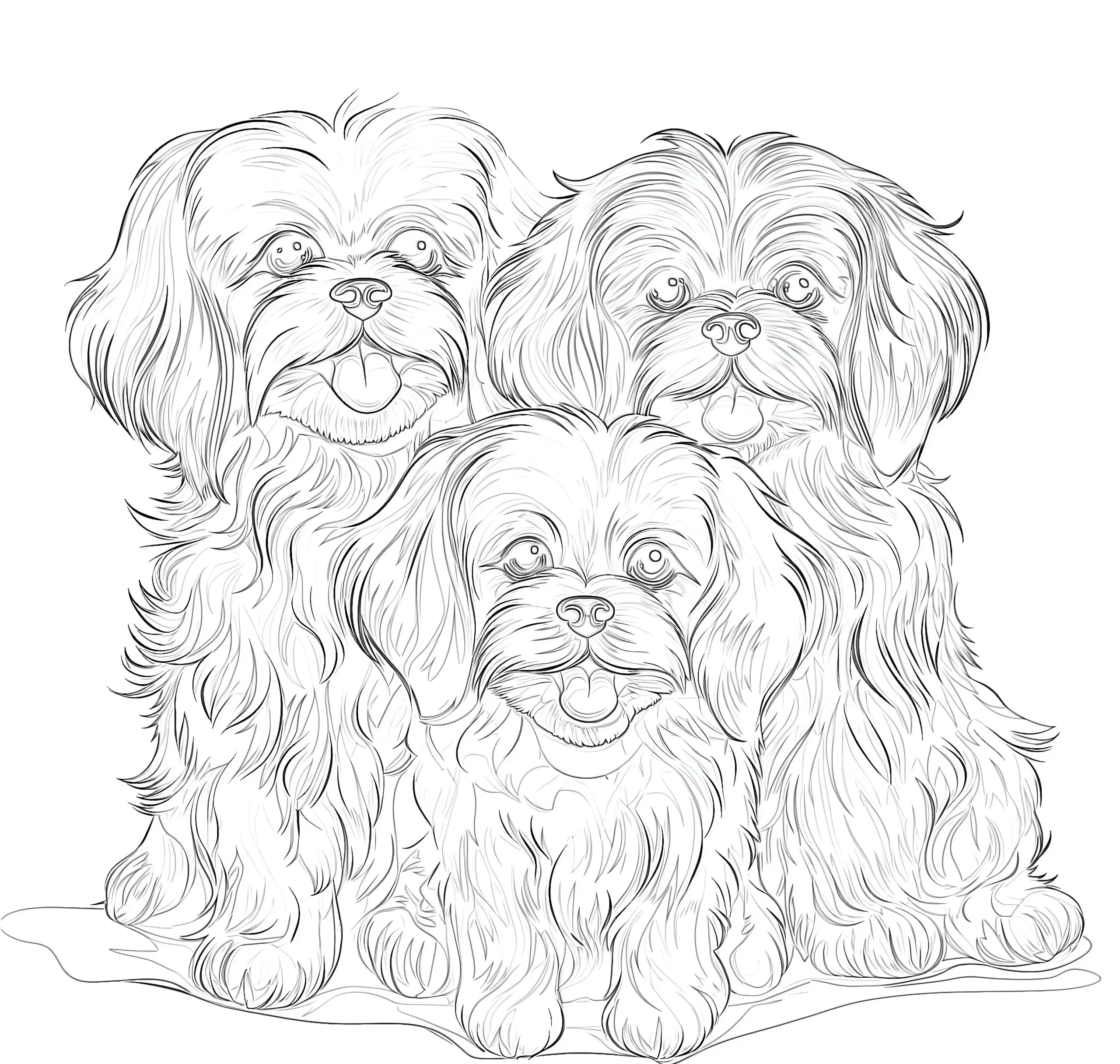 Explore our adorable collection of cute dog coloring pages! Unleash your creativity and bring these furry friends to life with your favorite colors. Perfect for all ages to enjoy the art of coloring.